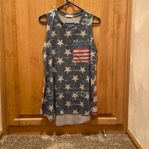 American flag tank top!